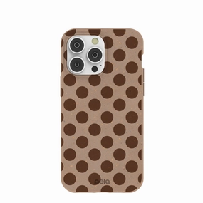Soft Shield Chocolate Brown Cocoa Sprinkle iPhone 14 Pro Max Case