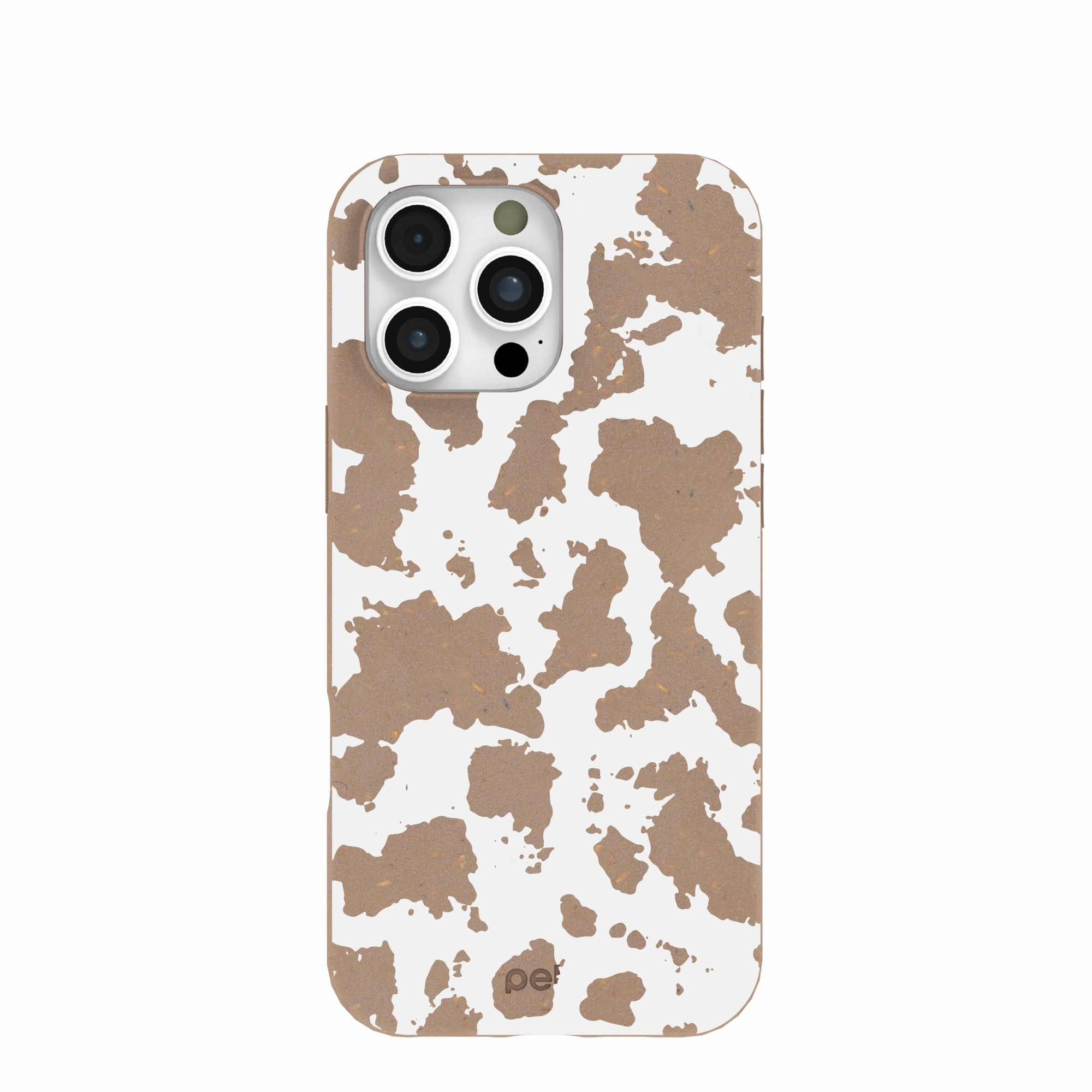 Chocolate Brown Cow Couture iPhone 16 Pro Max Case Smooth Surface Layer