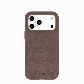 Smooth Design Chocolate Brown Desert Run iPhone 17 Pro Max Case
