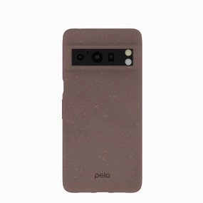 Minimal Protection Chocolate Brown Google Pixel 8 Pro Phone Case