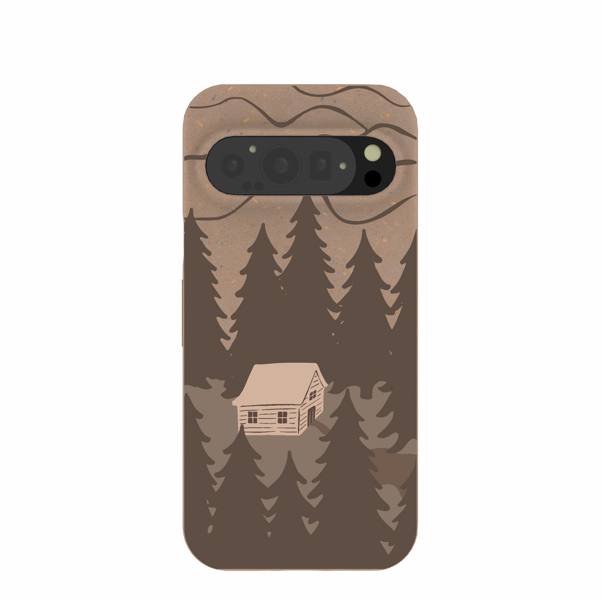 Edge Protection Chocolate Brown Hidden Cabin Google Pixel 9/9 Pro Case