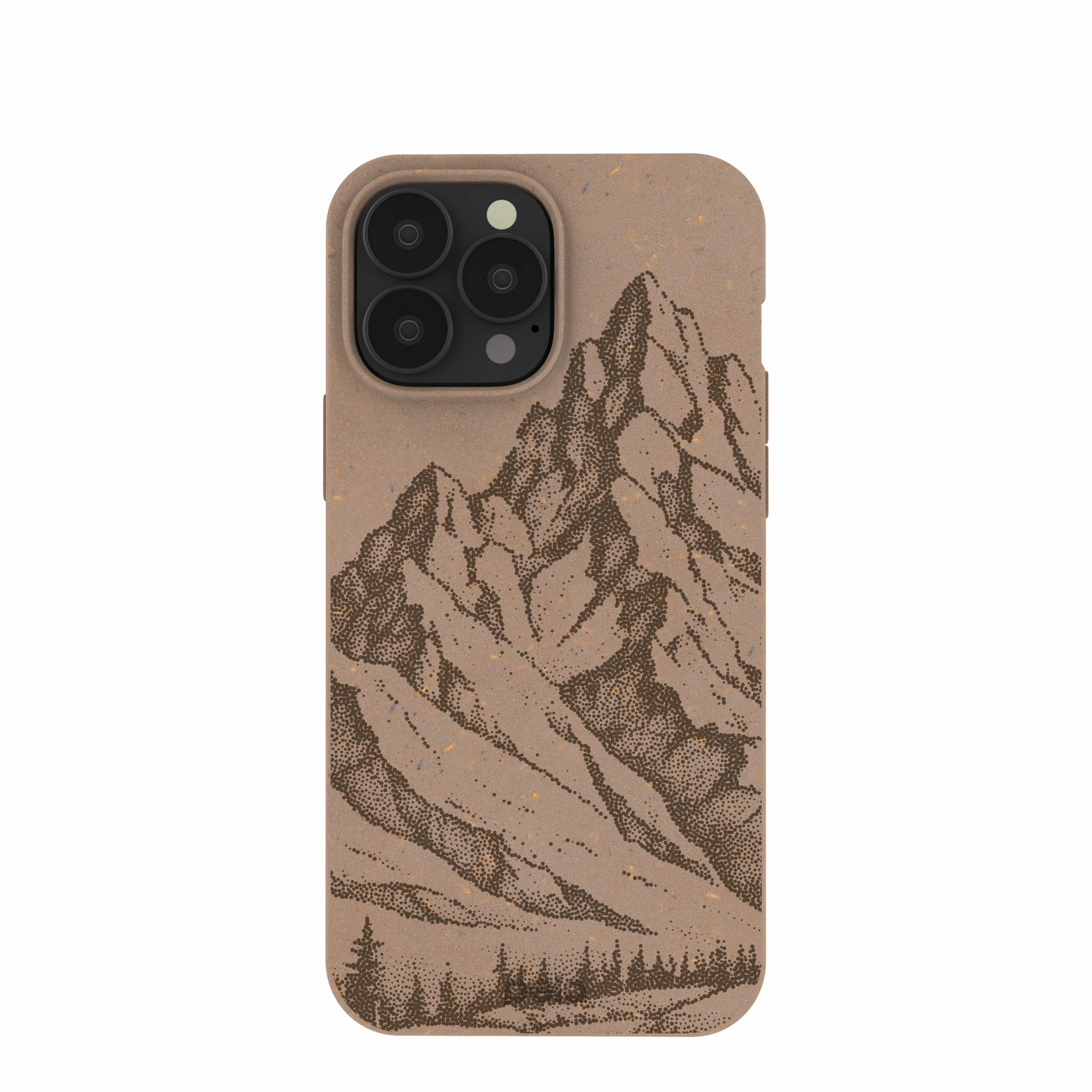 Chocolate Brown Silent Summit iPhone 13 Pro Max Case Shock Frame Comfort Design