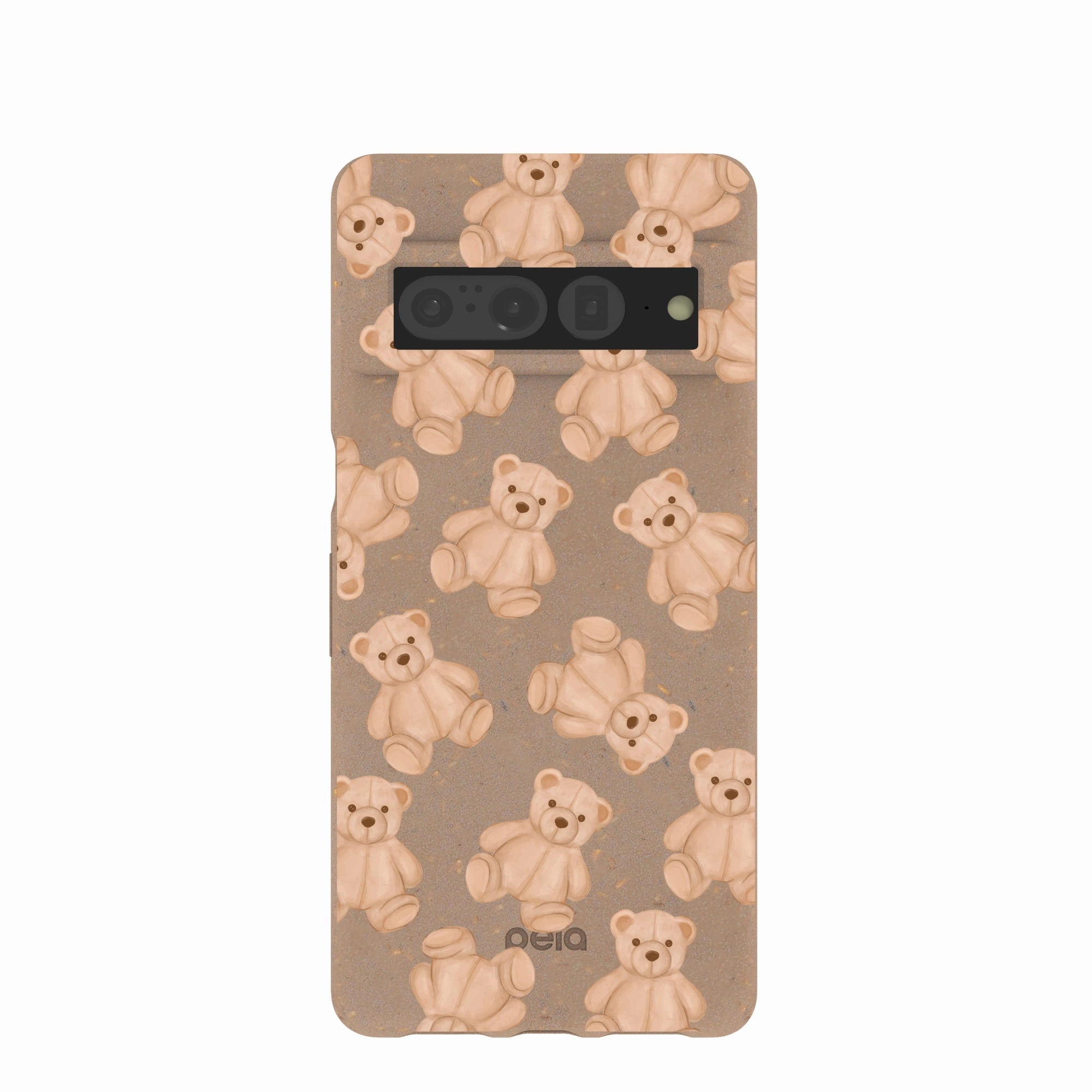 Elegant Shield Chocolate Brown Teddy Love Google Pixel 7 Pro Case