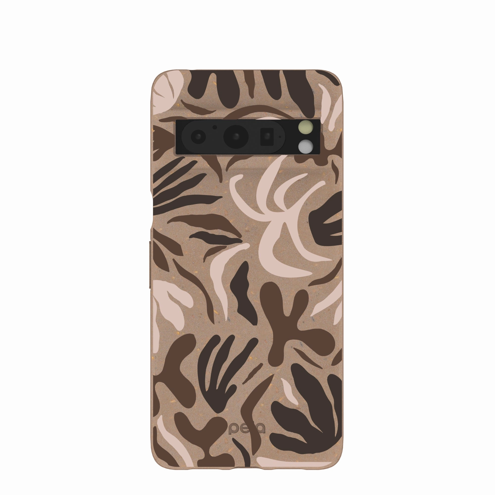 Futuristic style Chocolate Brown Terra Forms Google Pixel 8 Pro Case