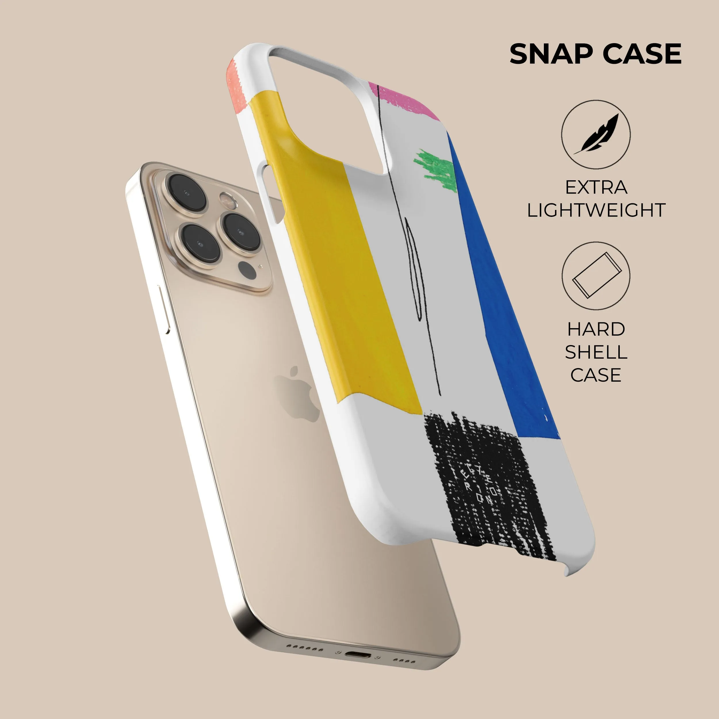 Durable Pattern Chromatic Phone Case