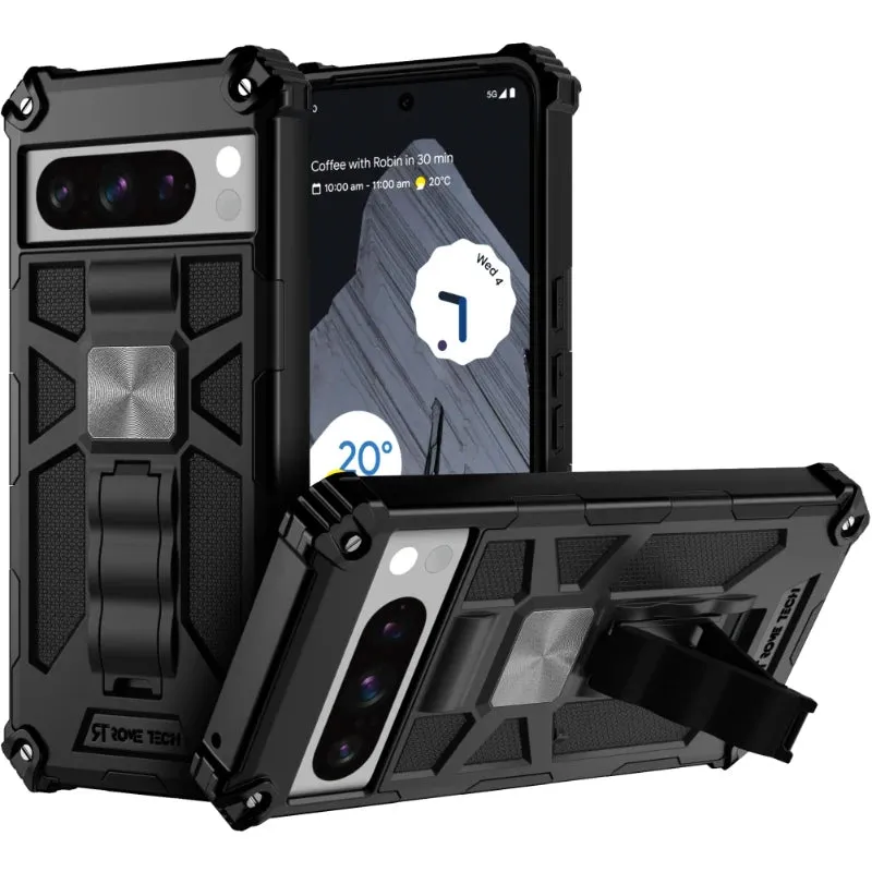Google Pixel 8 Pro Armor Case with Ring & Magnetic Mount Hybrid Edge