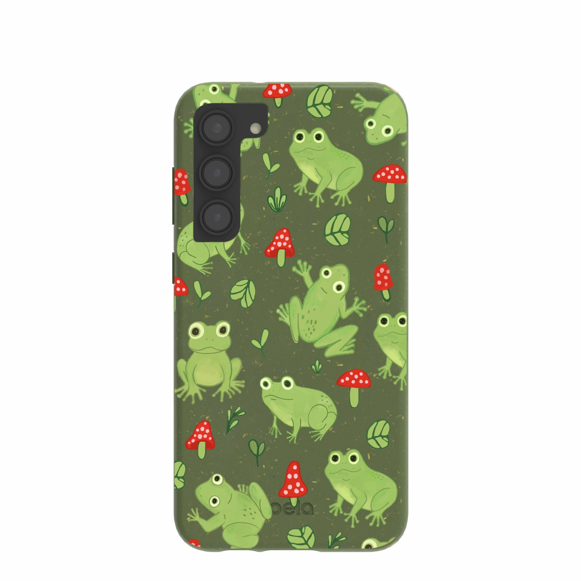 Forest Floor Frog Folk Samsung Galaxy S23 (Plus) Case Elegant Accent Hybrid Finish Texture