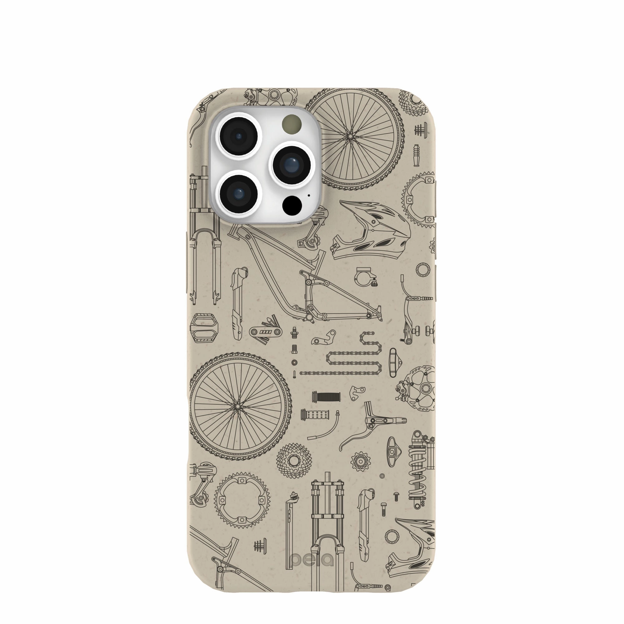 London Fog Changing Gears iPhone 16 Pro Max Case Carbon Fiber