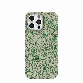 London Fog Cozy Woodland iPhone 16 Pro Max Case Comfort Finish Layer