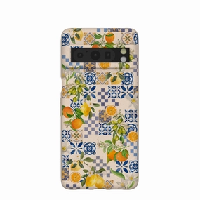 Seashell Amalfi Fruits Google Pixel 8 Pro Case Compact Grip Minimal Surface Layer