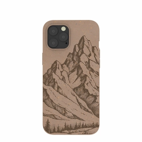 Outdoor Adventure hybrid design Chocolate Brown Silent Summit iPhone 12 Pro Max Case