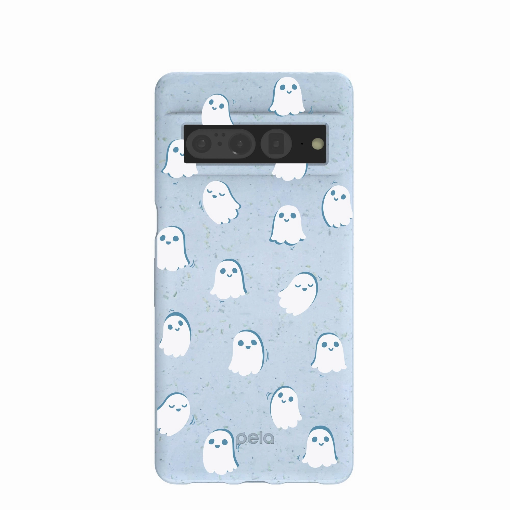 Powder Blue Ghostly Google Pixel 7 Pro Case Compact Texture Durable Edge Texture