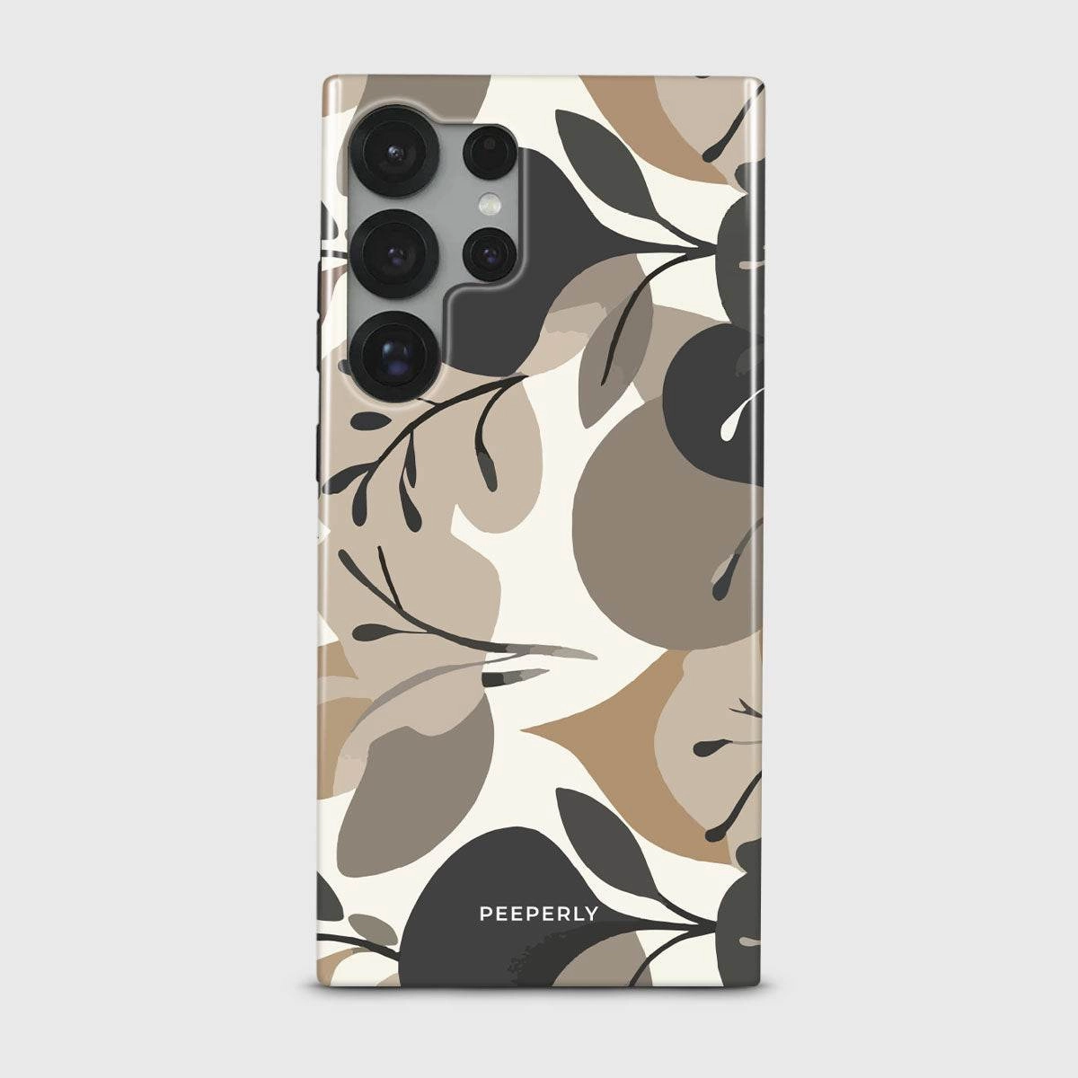 Clay Leaves Protective Pattern Grip Enhanced