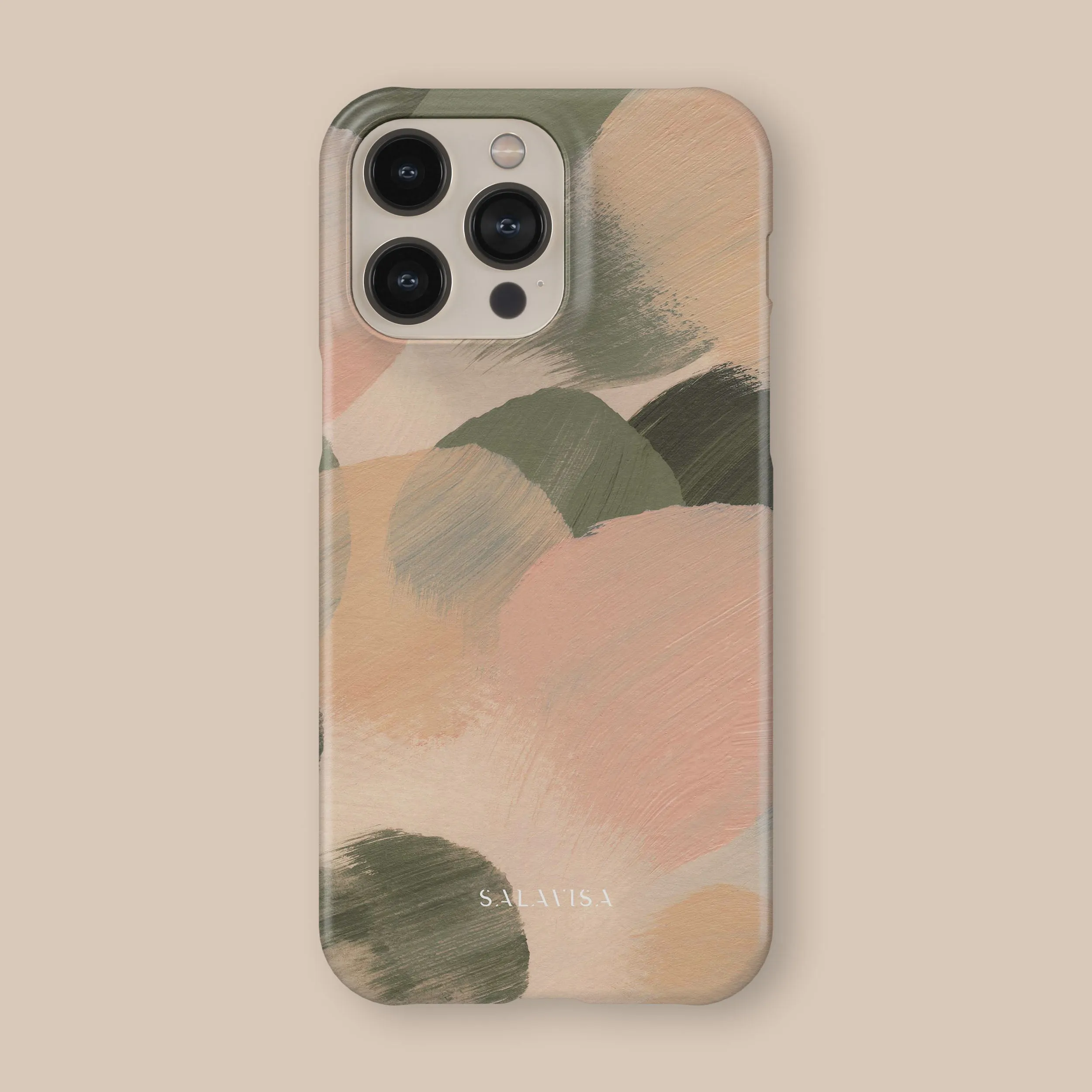 Premium Surface Finish Beige Minimalistic Phone Case