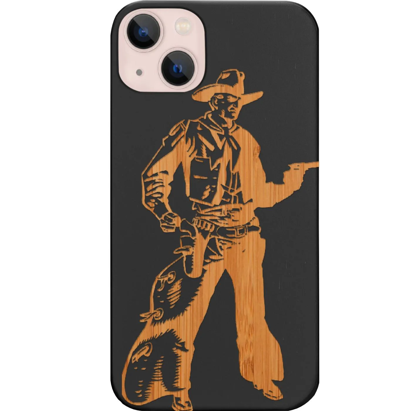 Protective Design Texture Durable Detail Cowboy 2 - Engraved Phone Case