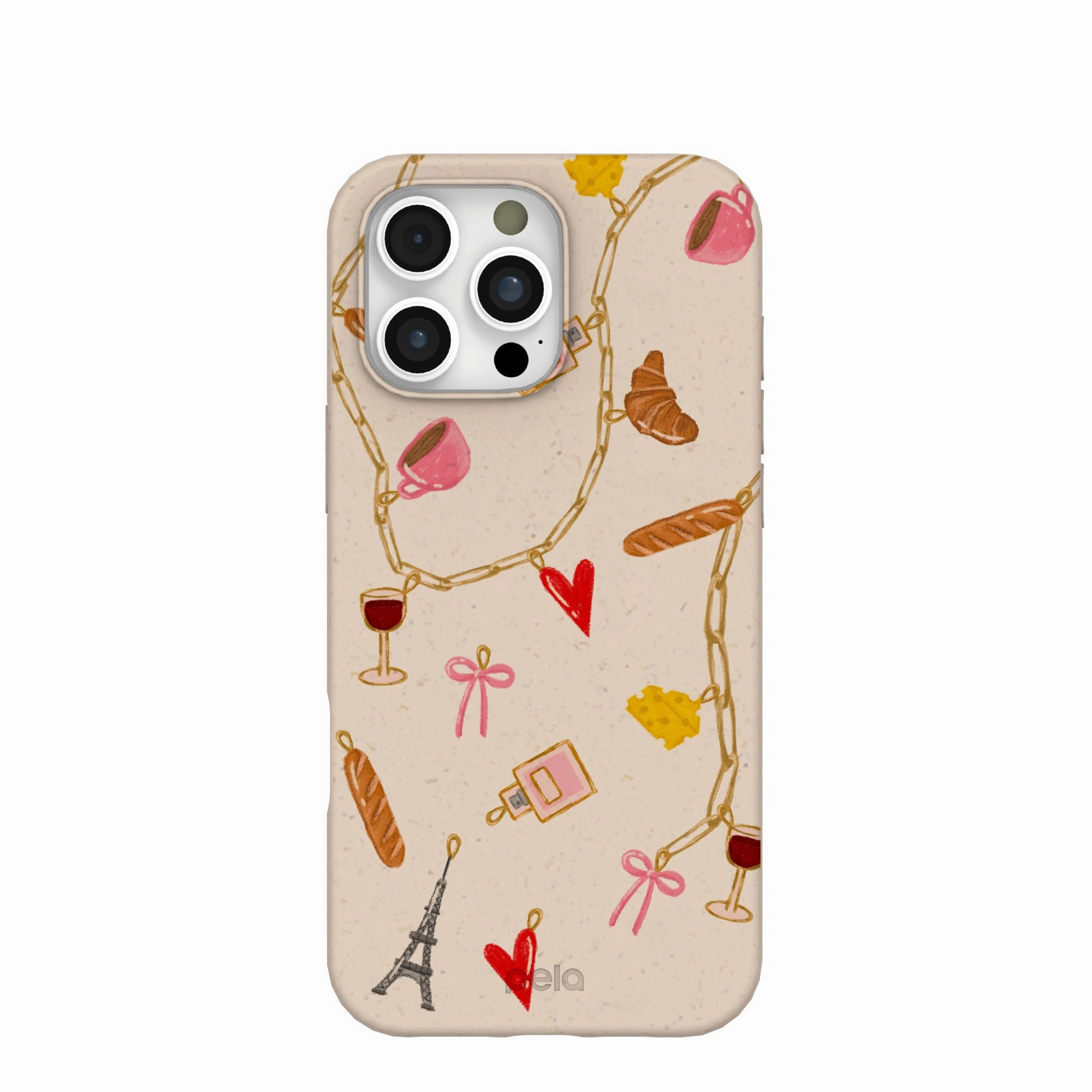 Protective Frame Seashell City of Love iPhone 16 Pro Max Case