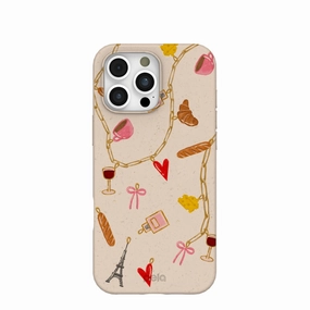 Protective Frame Seashell City of Love iPhone 16 Pro Max Case