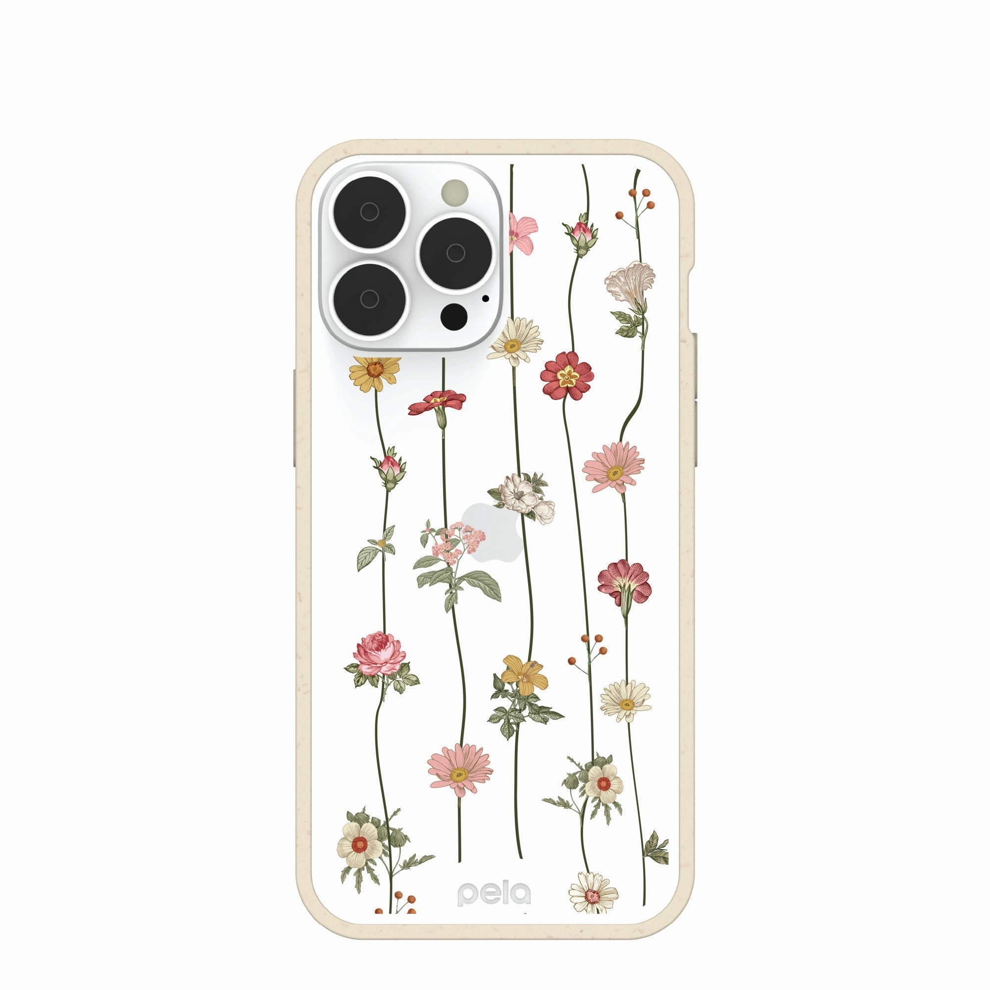 Everyday Style Clear Floral Vines iPhone 13 Pro Max Case With London Fog Ridge