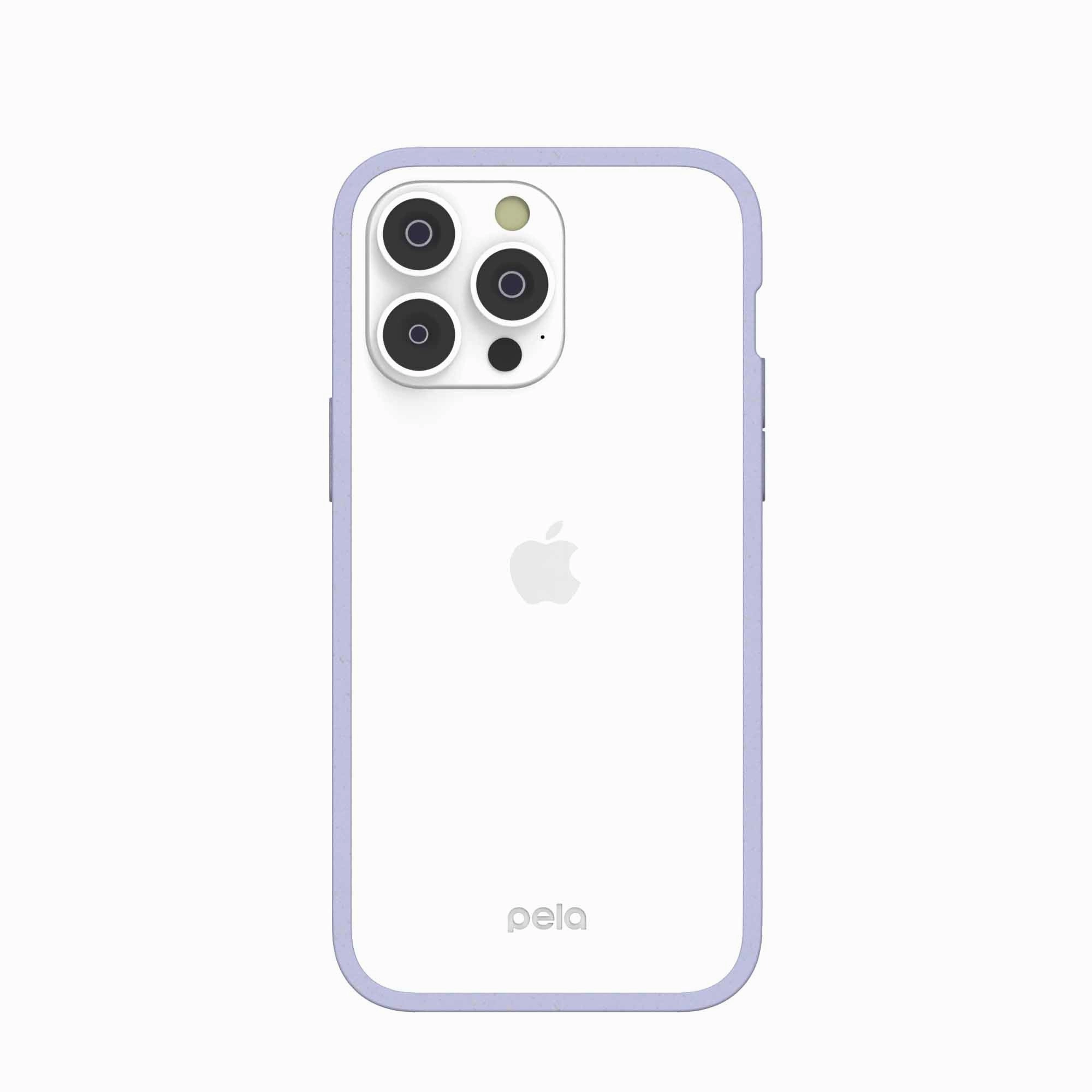 Pocket Ready Clear iPhone 14 Pro Max Case with Lavender Ridge