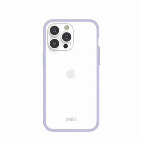 Pocket Ready Clear iPhone 14 Pro Max Case with Lavender Ridge
