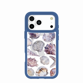 Clear Oceana Whorl iPhone 17 Pro Max Case With True Blue Ridge (MagSafe included) Carbon Fiber