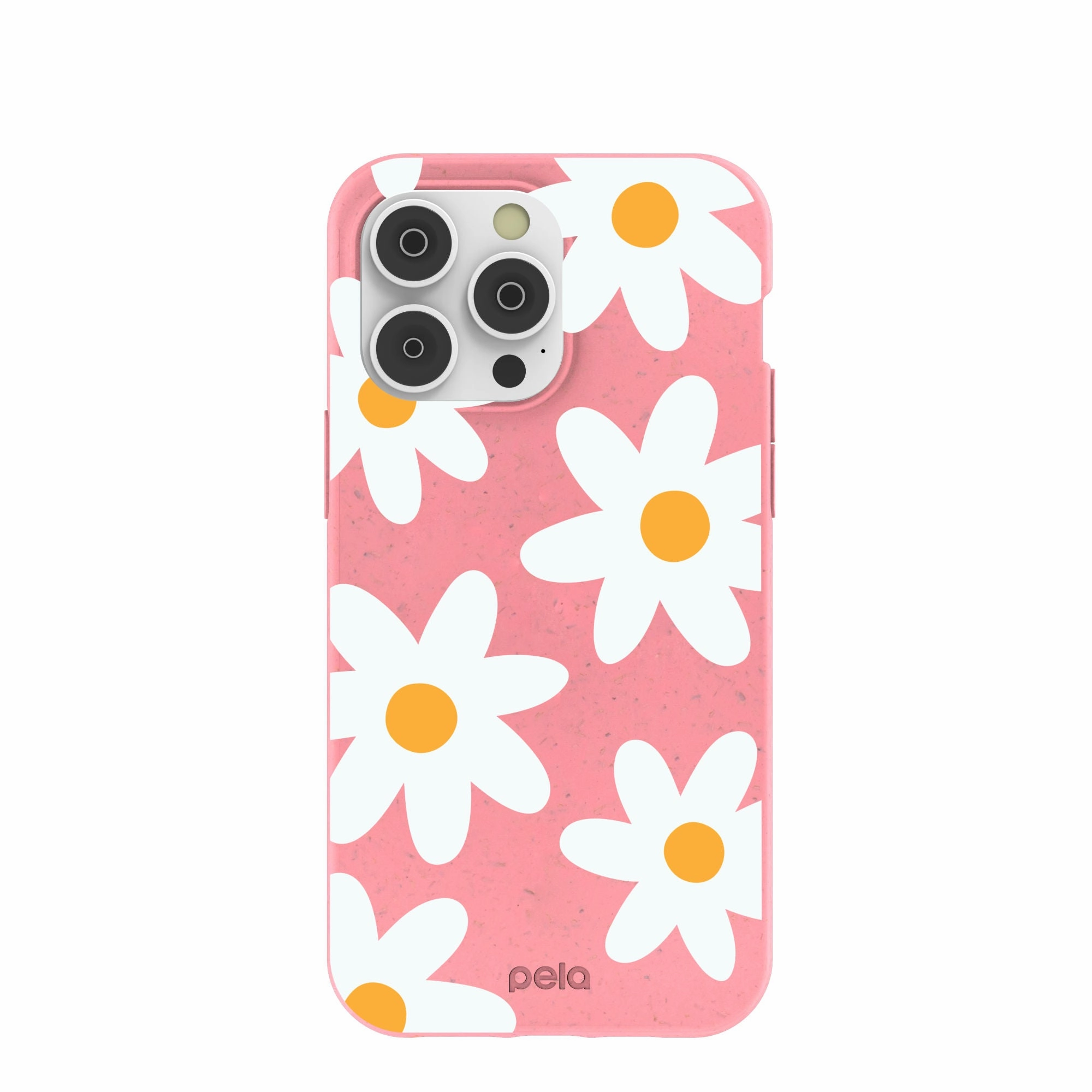 Everyday Look Textured Surface Bubblegum Pink Daisy iPhone 14 Pro Max Case