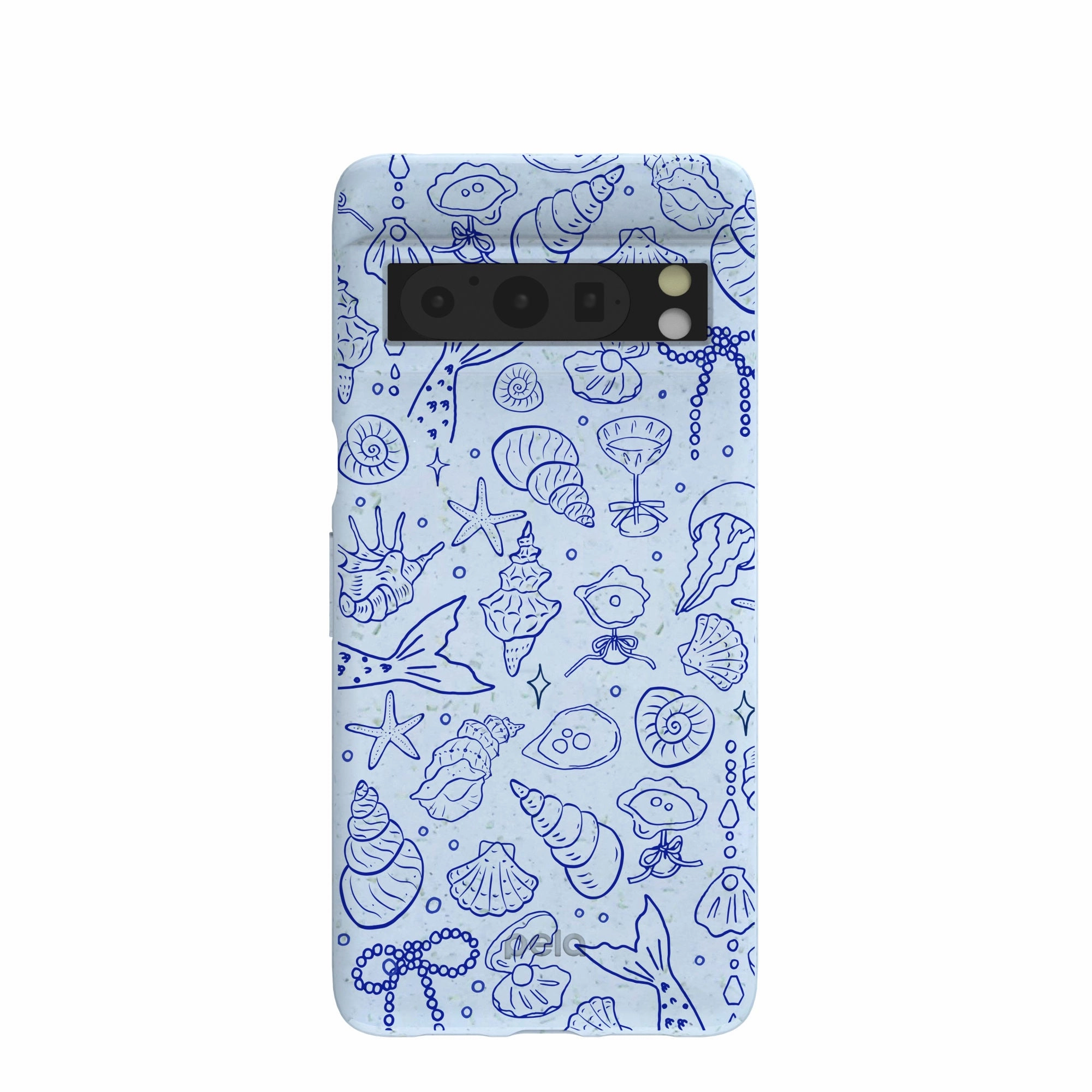 Powder Blue Ocean Charms Google Pixel 8 Pro Case Colorful Design