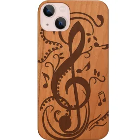 Matte Texture Clef 1 - Engraved Phone Case