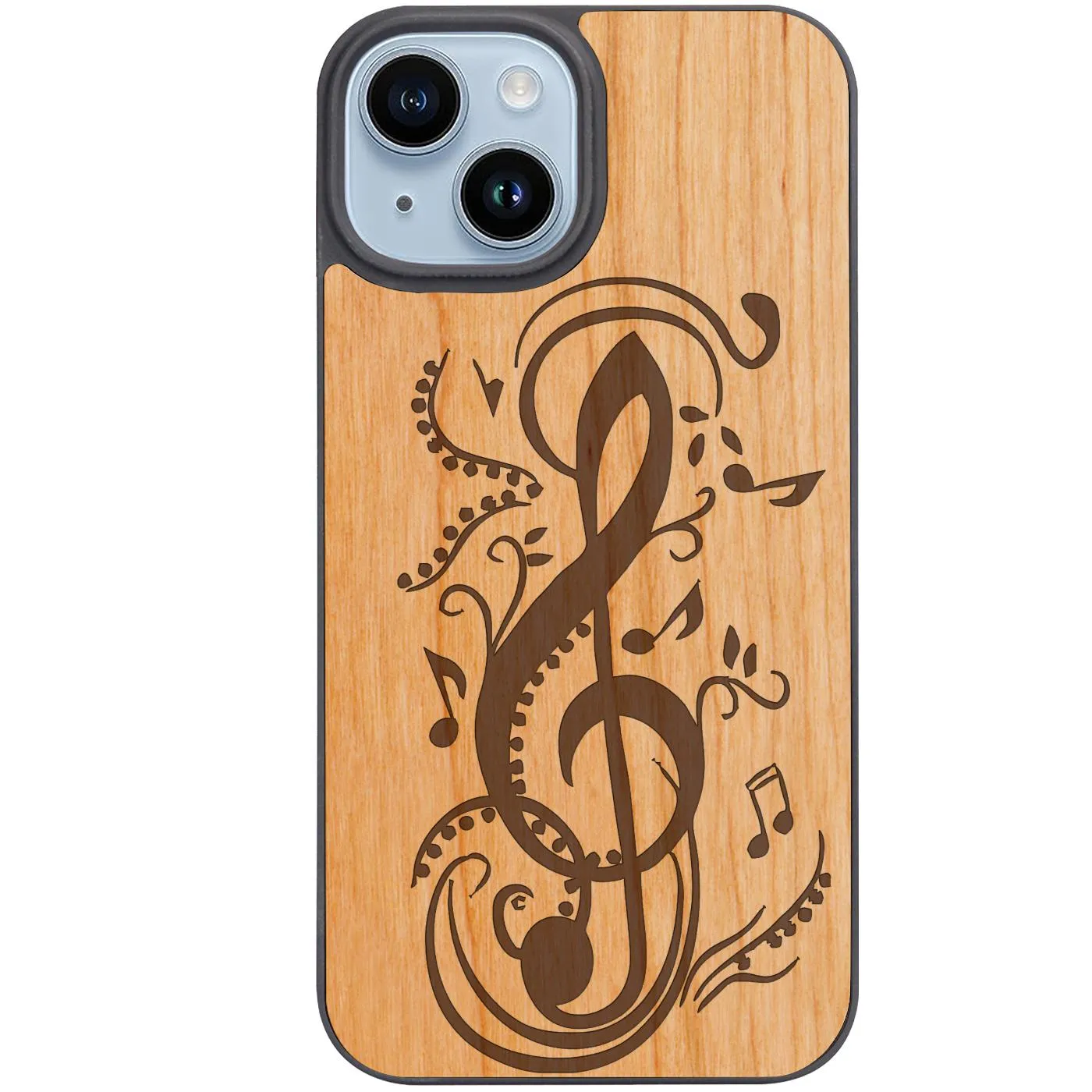 Modern Design Texture Port Protection Clef 1 - Engraved Phone Case