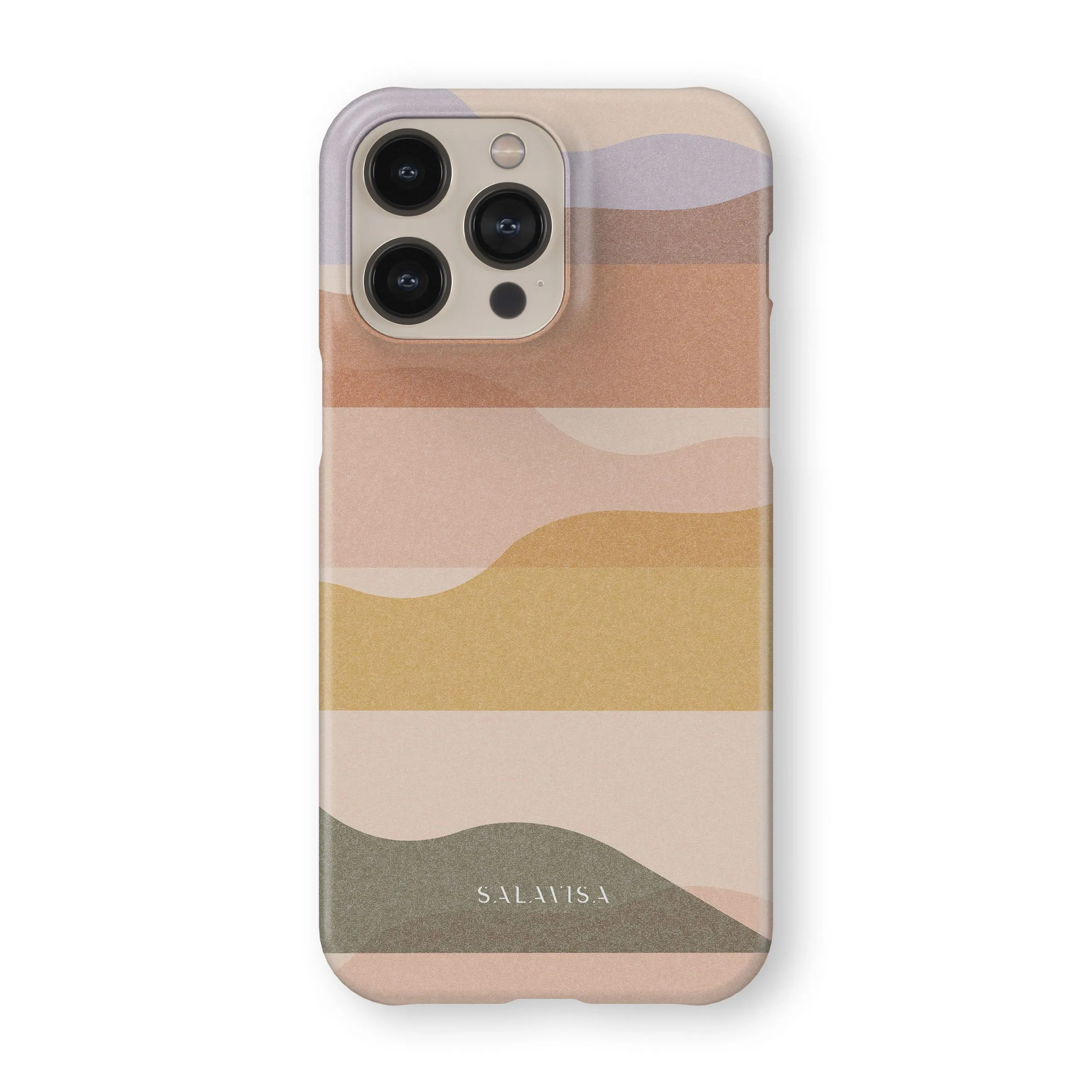 Cloudy Layers Phone Case Luxury Texture Finish Screen Bumper