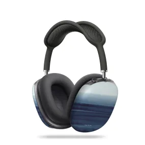 Deep Blue Tie Dye AirPods Max Case minimalist commuter airpods case