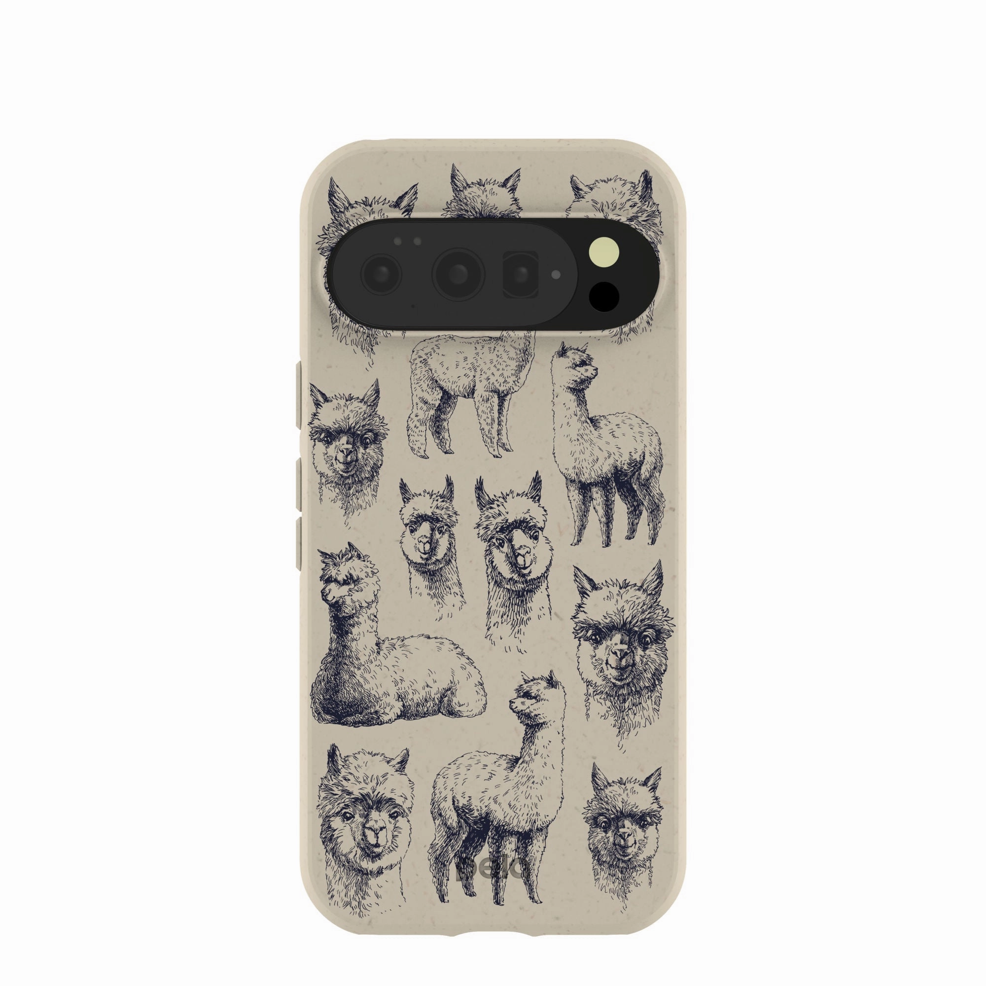 London Fog Spitting Llama Google Pixel 10/10 Pro Case Modern Grip Texture