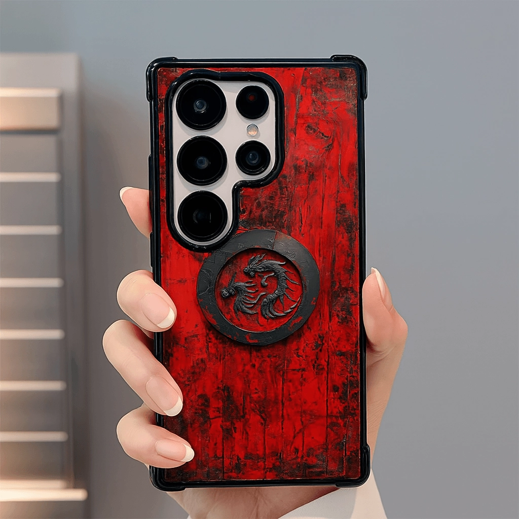 Hybrid Texture Layer Matte Surface Dragon Crest