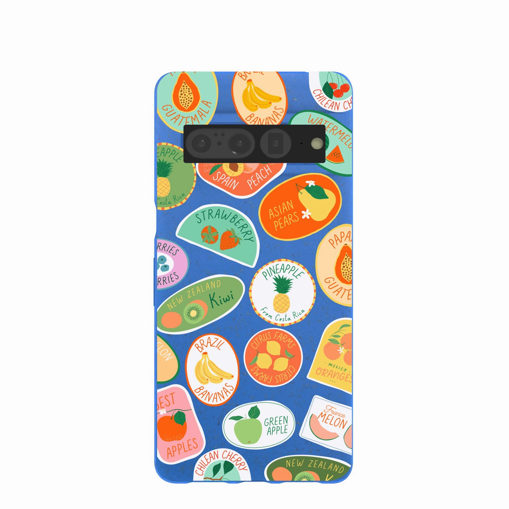 Electric Blue Frutti Club Google Pixel 7 Pro Case Smooth Surface Layer