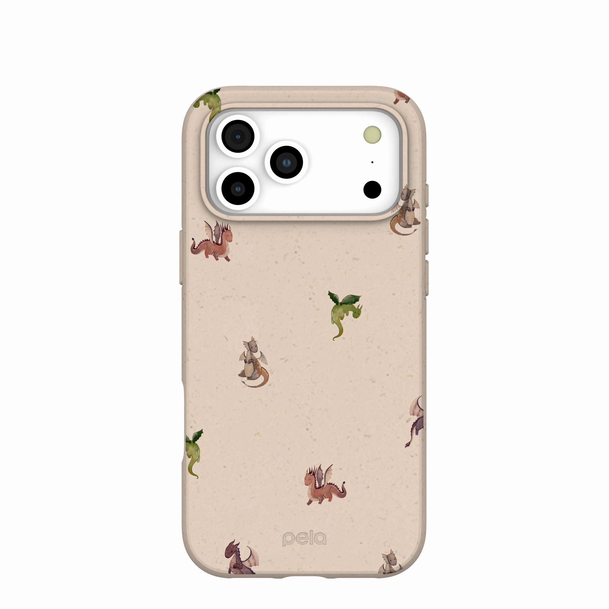 Grip Texture Seashell Lil Dragons iPhone 17 Pro Max Case