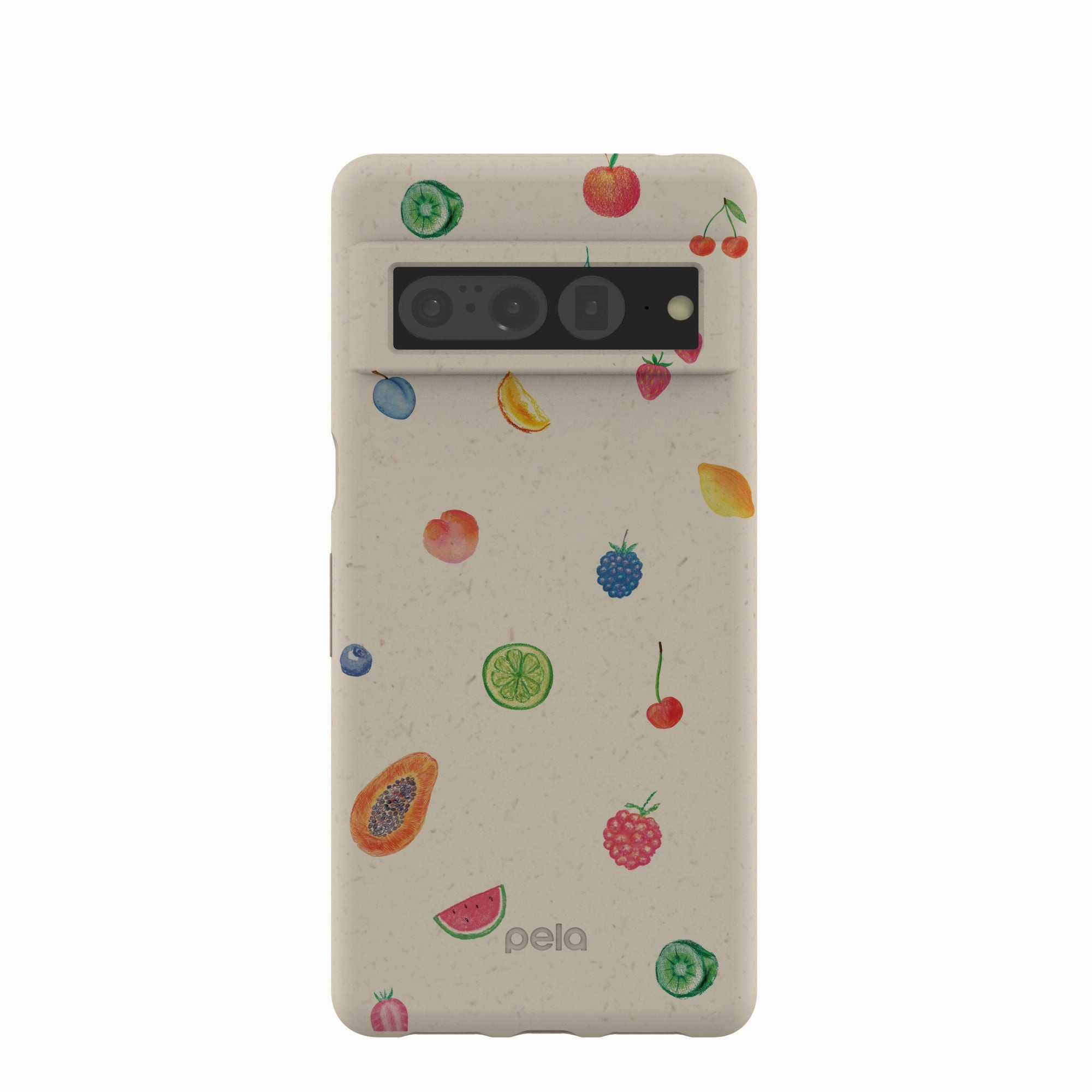 London Fog Lil Fruity Google Pixel 7 Pro Case Vivid Surface Detail