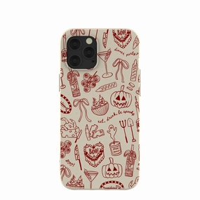 London Fog Spooky Dinner Party iPhone 12 Pro Max Case Sporty Appeal Vibrant Finish