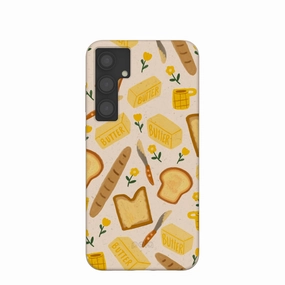Seashell Toast Garden Samsung Galaxy S24 (Plus) Case Classic Texture
