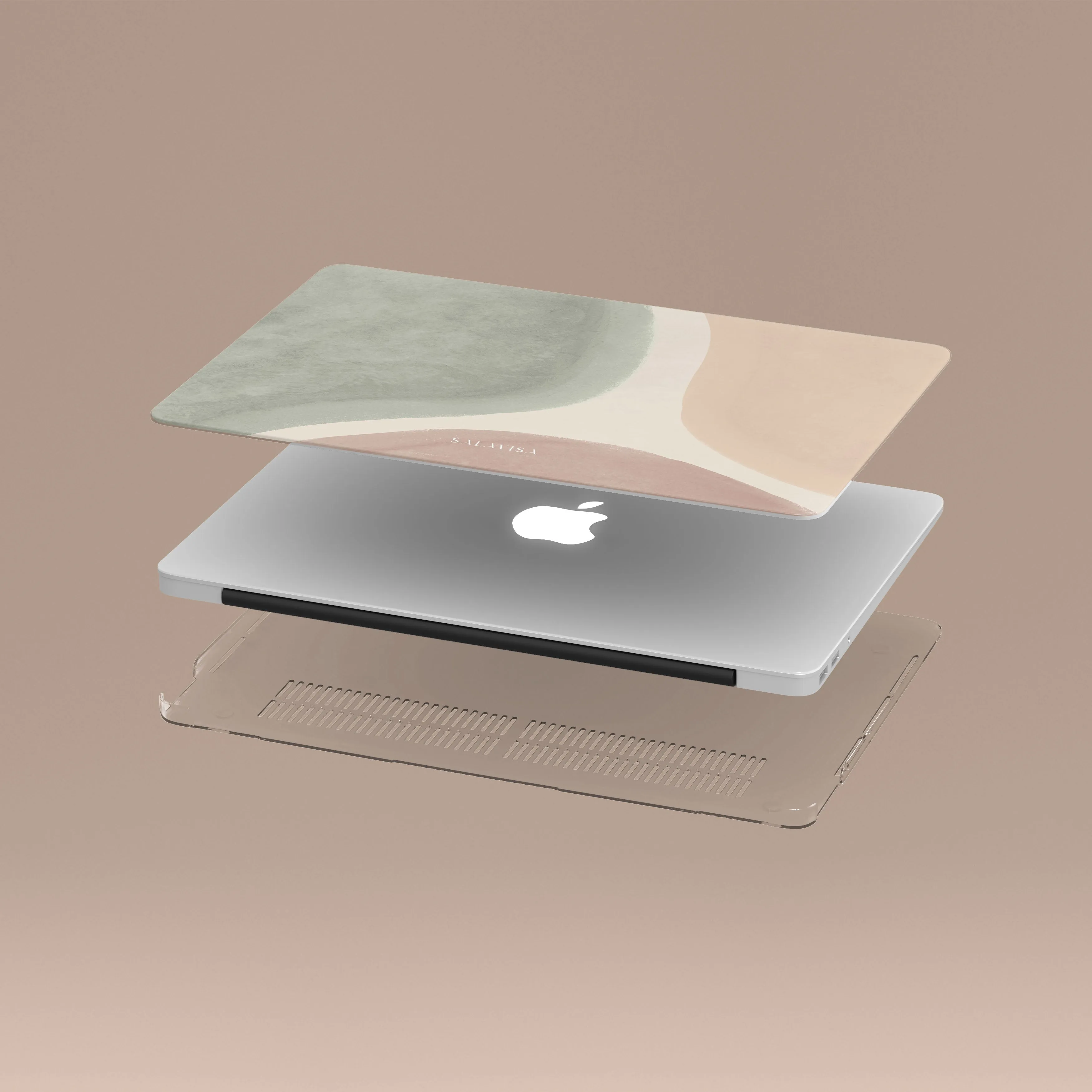 Pale Colors Curves MacBook Case Shock Absorber