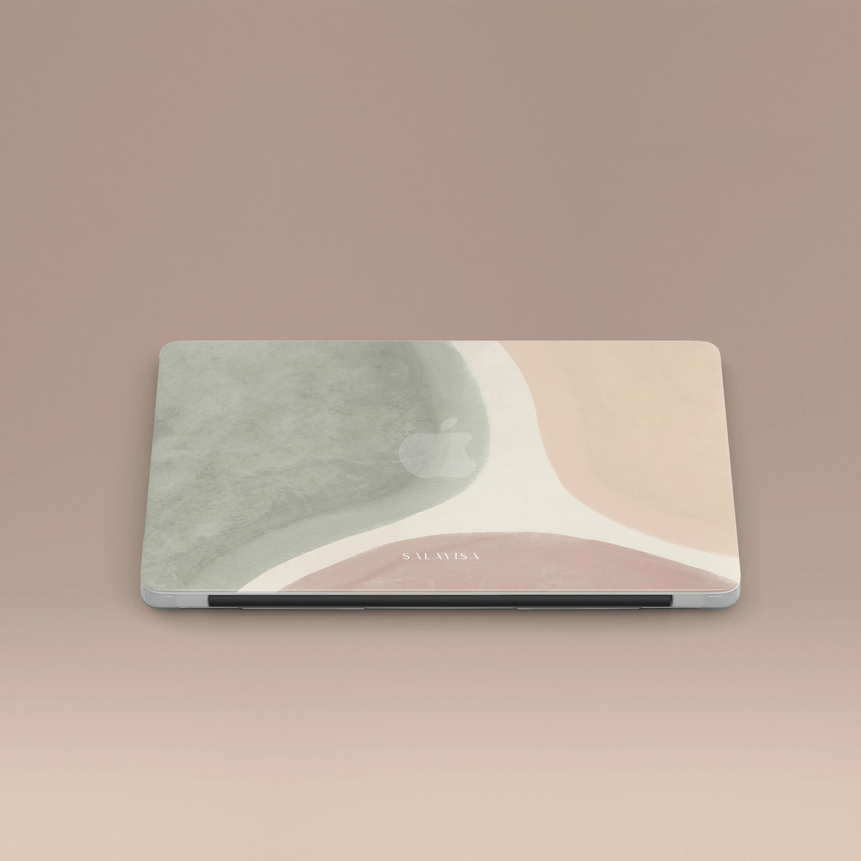 Pale Colors Curves MacBook Case Unique Pattern