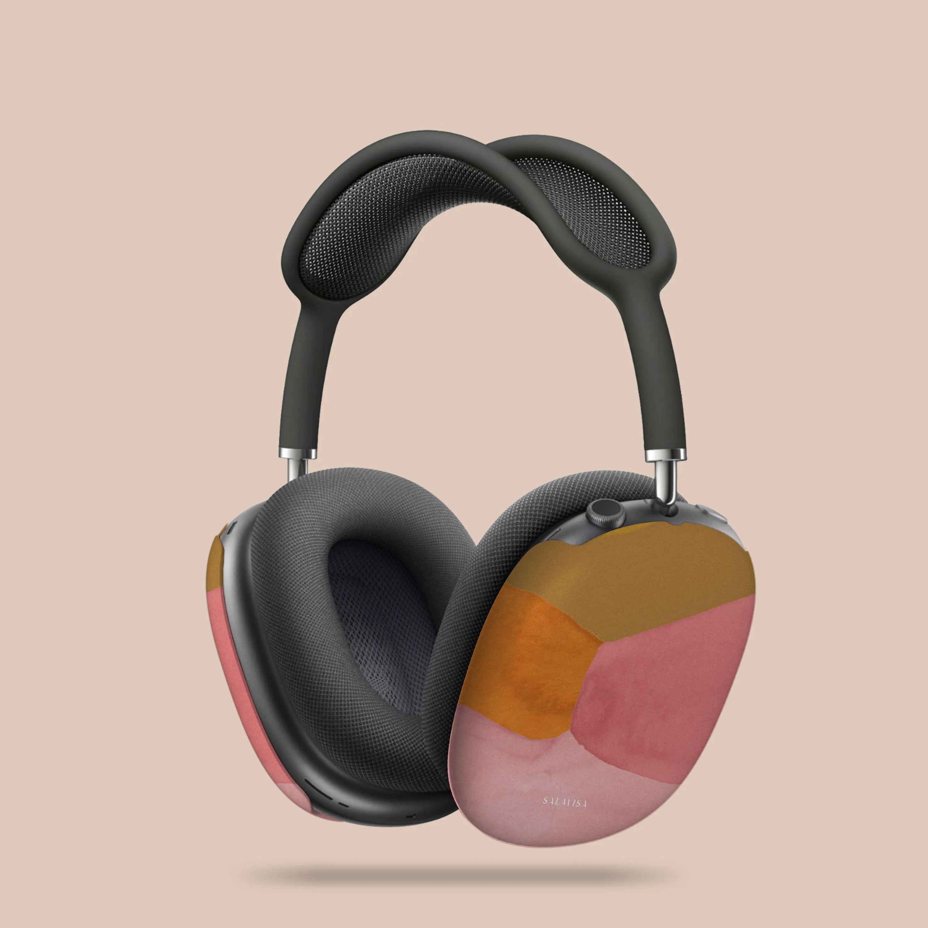 Earth Watercolor AirPods Max Case fashion daily airpods protector custom engraved pocket silicone shell