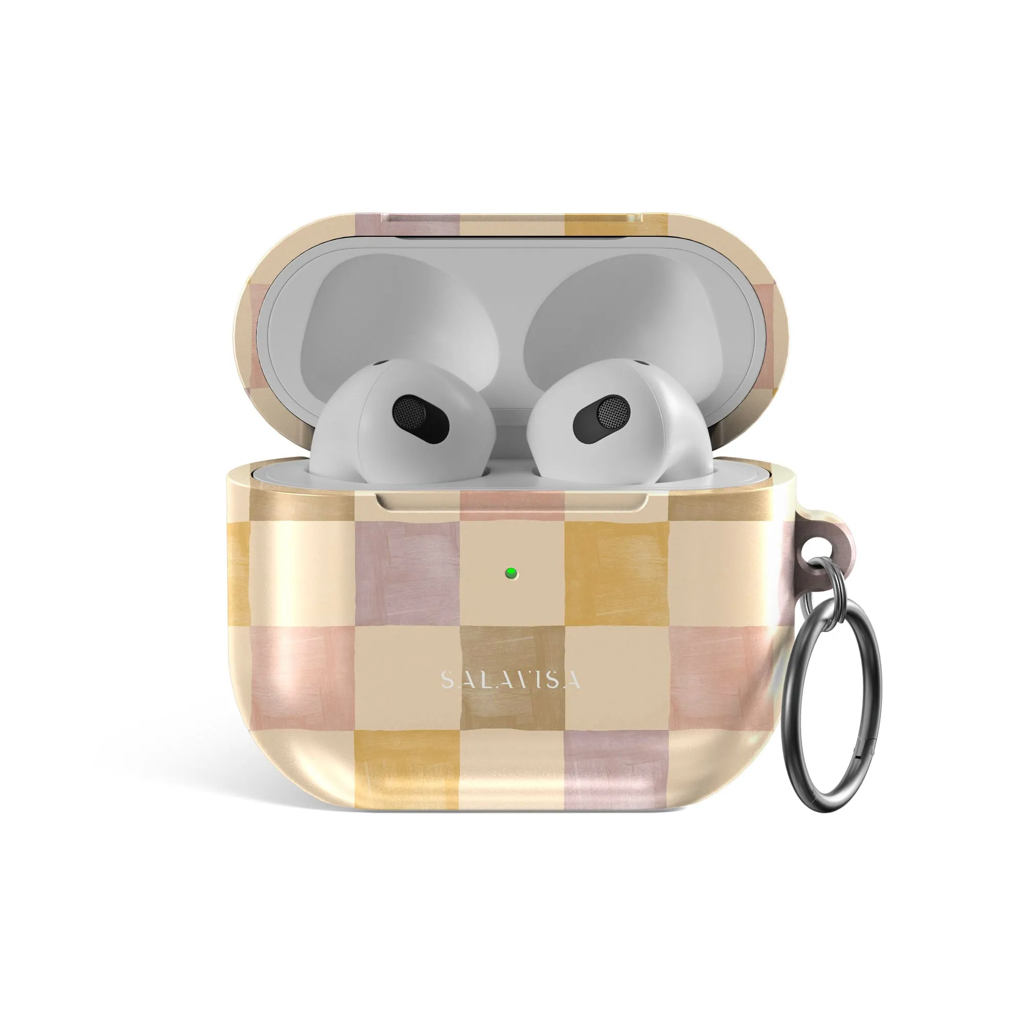 airpods case for music lovers Portable Travel Bag Pale Paradise AirPods Case