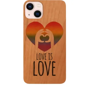 Smooth Shield Modern Surface Design Pride Love Is Love - UV Color Printed Phone Case