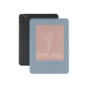 Blue Lunch & Dinner iPad Case Portable Organizer Magnetic Lock