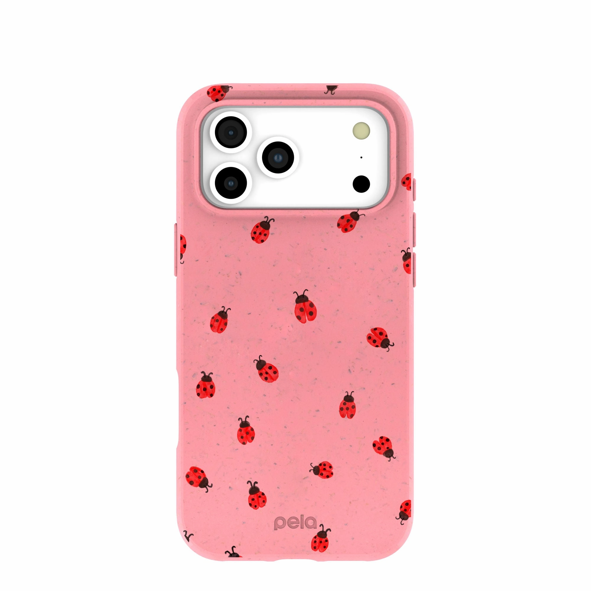 Bubblegum Pink Rosy Ladybug iPhone 17 Pro Max Case Soft Detail Elegant Touch