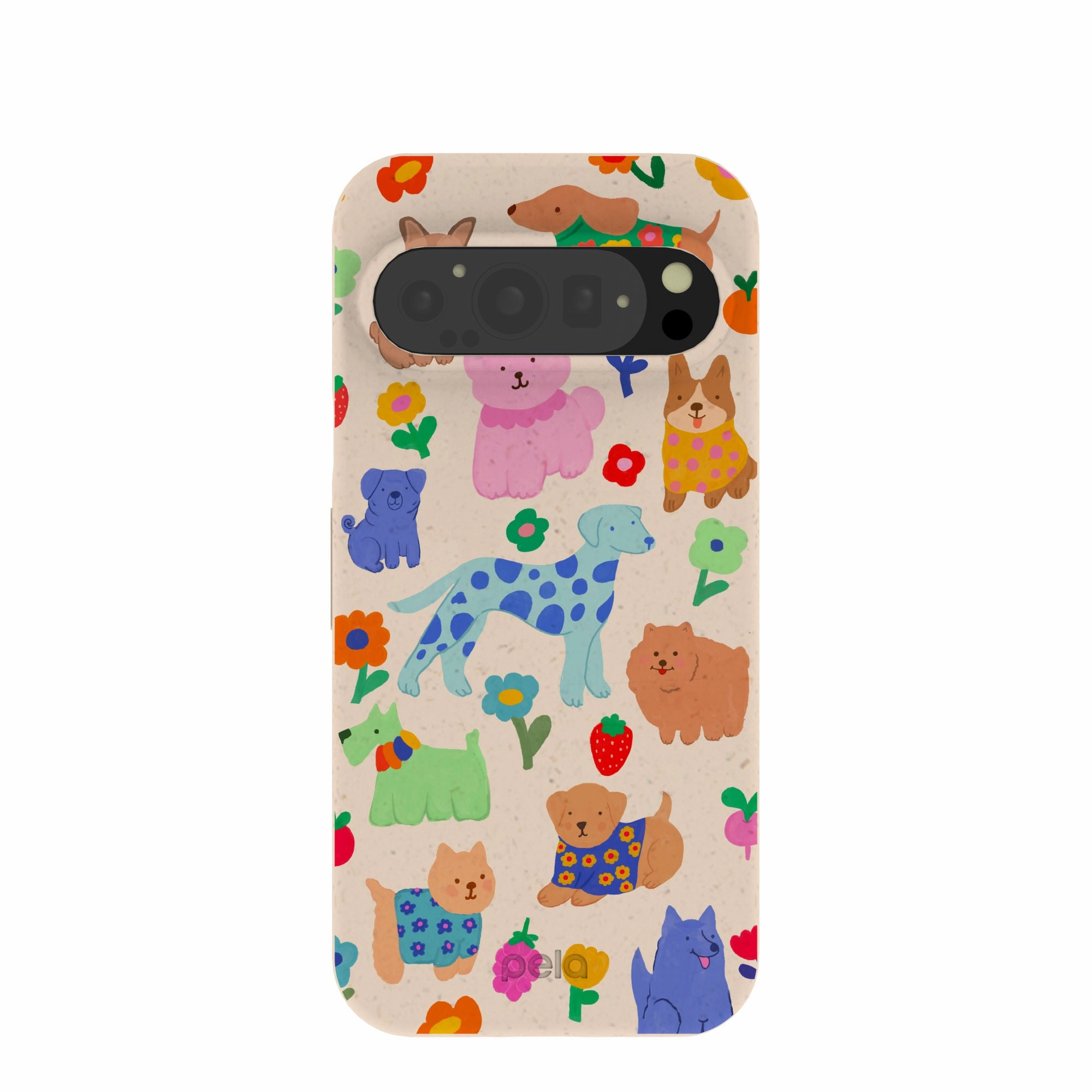 Seashell Pup Bloom Google Pixel 9/9 Pro Case Flexible Shell