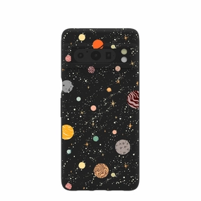 Wear resistant Minimal Touch Black Galactic Glow Google Pixel 8 Pro Case
