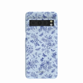 Office Accessory Soft Protection Layer Powder Blue Porcelain Google Pixel 8 Pro Case