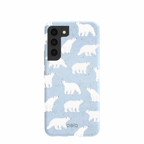 Sleek Guard Powder Blue Ice Bears Samsung Galaxy S22 Case