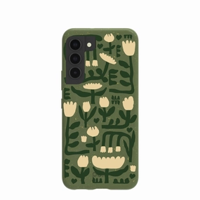 Forest Floor Abstract Tulips Samsung Galaxy S22 Case Slim Profiled Strong Surface